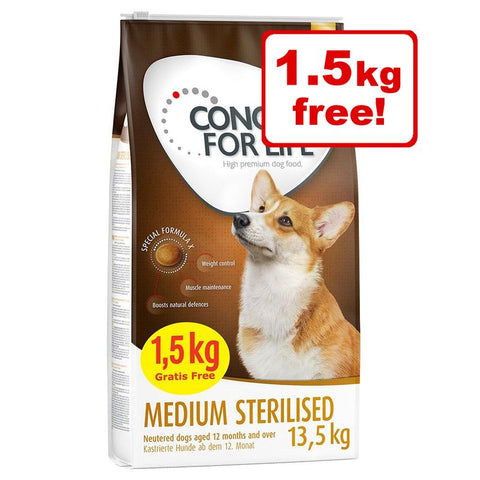 13.5kg Concept for Life Dry Dog Food Bonus Bag - 12kg + 1.5kg Extra Free!* Pet Supplies