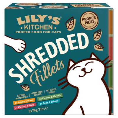 Lily's Kitchen Shredded Fillets Multipack for Cats