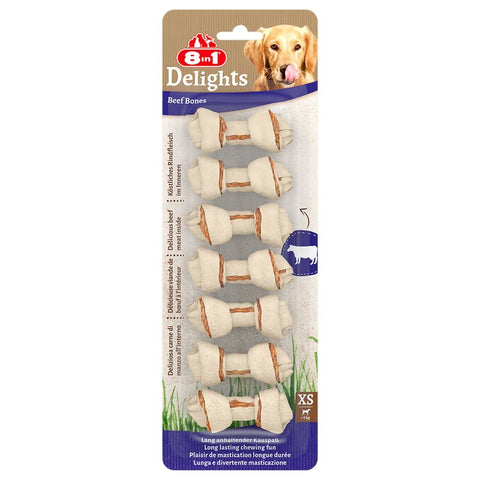8in1 Delights Chew Bones - Beef Pet Supplies