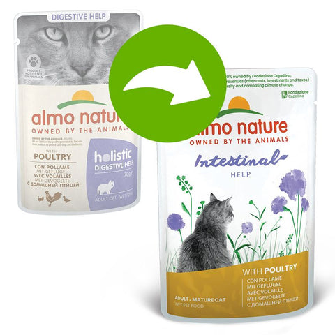 Almo Nature Holistic Digestive Help Pouches 70g Pet Supplies