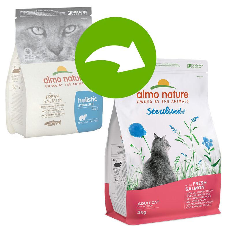 Almo Nature Holistic Sterilised Salmon & Rice Pet Supplies