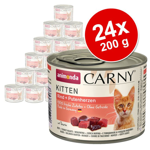 Animonda Carny Kitten Saver Pack 24 x 200g Pet Supplies
