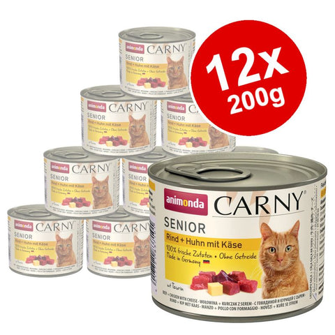 Animonda Carny Senior Saver Pack 12 x 200g Pet Supplies