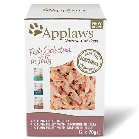 Applaws Adult Mixed Pack Cat Pouches in Jelly 70g Pet Supplies