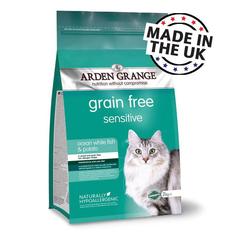 Arden Grange Sensitive Ocean White Fish & Potato - Adult Cat Pet Supplies