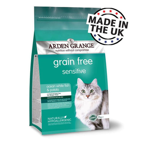 Arden Grange Sensitive Ocean White Fish & Potato - Adult Cat Pet Supplies