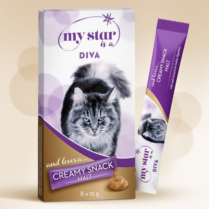 As an Add-on: My Star Creamy Snack 8 x 15g Pet Supplies