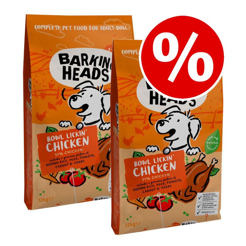 Barking Heads Dry Food Economy Pack 2 x 12kg Pet Supplies