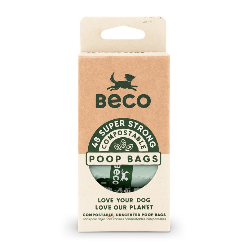 Beco Unscented Compostable Dog Poop Bags Pet Supplies