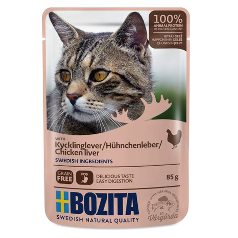 Bozita Chunks in Jelly Pouches Mixed Packs 12 x 85g Pet Supplies