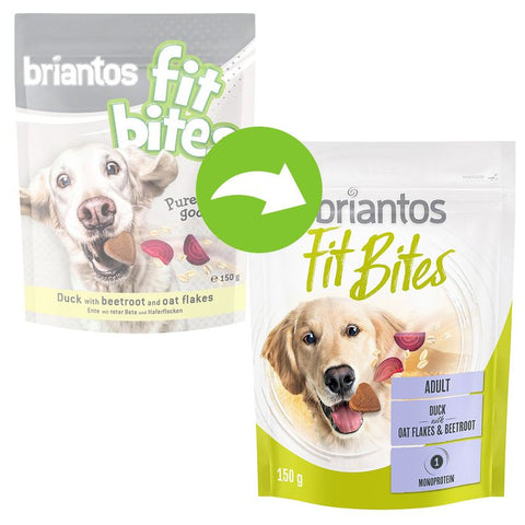 Briantos FitBites - Duck with Beetroot and Oat Flakes Pet Supplies
