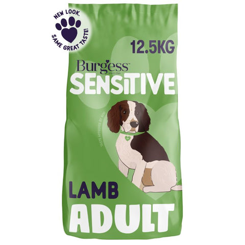 Burgess Sensitive Adult Dog Lamb Pet Supplies