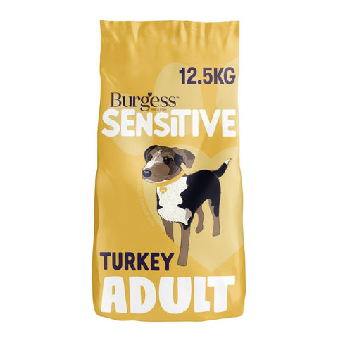 Burgess Sensitive Adult Dog Turkey Pet Supplies