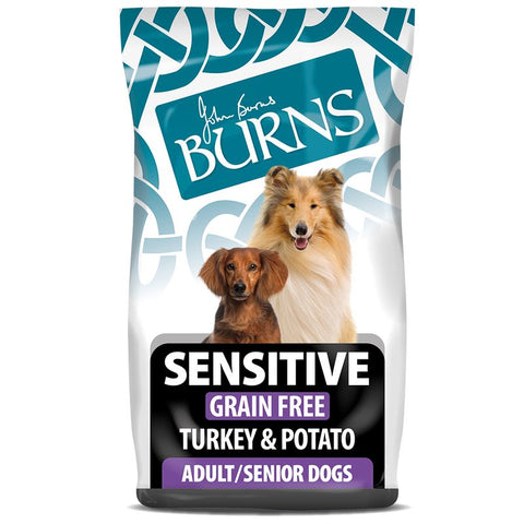 Burns Adult & Senior Sensitive Grain-Free - Turkey & Potato Pet Supplies