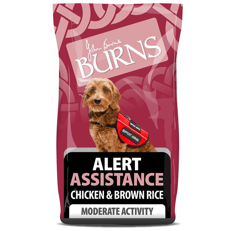 Burns Alert Assistance - Chicken & Brown Rice Pet Supplies