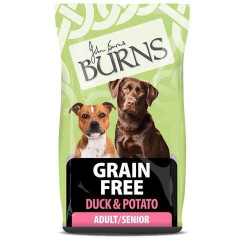 Burns Grain Free Adult Dry Dog Food – Duck & Potato Pet Supplies