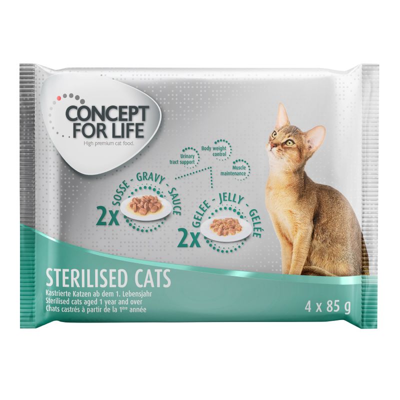 Concept for Life Mixed Trial Pack 4 x 85g Pet Supplies