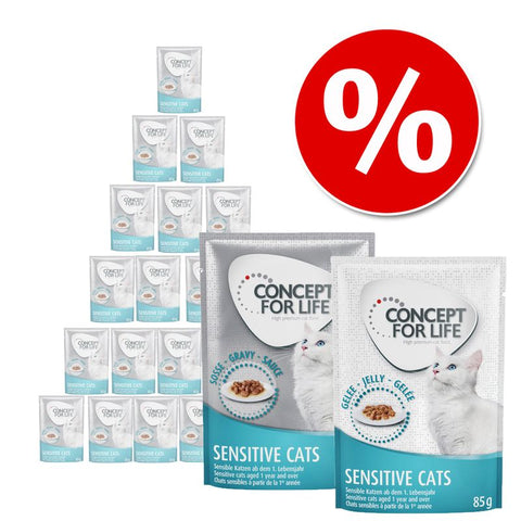 Concept for Life in Gravy & Jelly Mixed Saver Pack 24 x 85g Pet Supplies