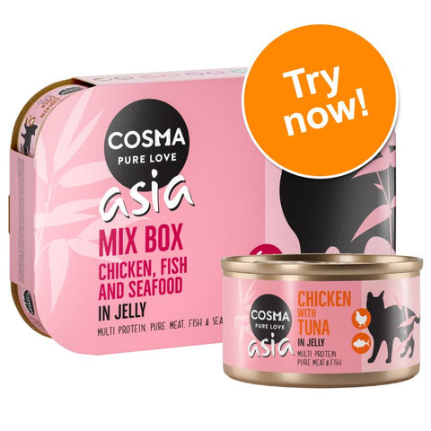 Cosma Asia in Jelly Mixed Trial Packs Pet Supplies
