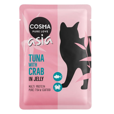 Cosma Asia in Jelly Pouches 6 x 100g Pet Supplies