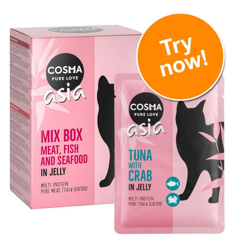 Cosma Asia in Jelly Pouches Mixed Trial Pack Pet Supplies