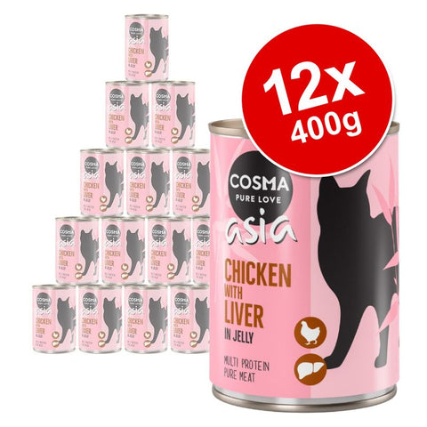 Cosma Asia in Jelly Saver Pack 12 x 400g Pet Supplies