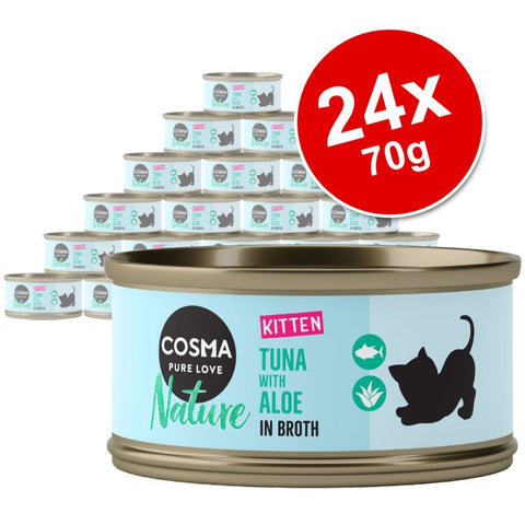 Cosma Nature Kitten Saver Pack 24 x 70g Pet Supplies