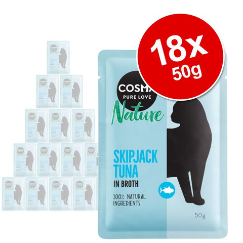 Cosma Nature Pouches Saver Pack 18 x 50g Pet Supplies