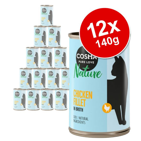 Cosma Nature Saver Pack 12 x 140g Pet Supplies