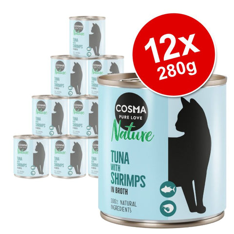 Cosma Nature Saver Pack 12 x 280g Pet Supplies