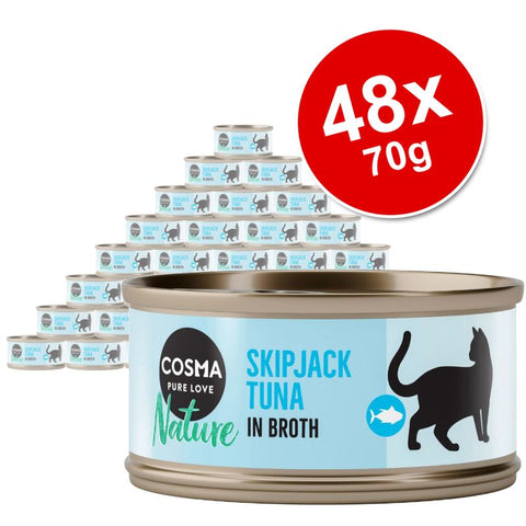 Cosma Nature Saver Pack 48 x 70g Pet Supplies