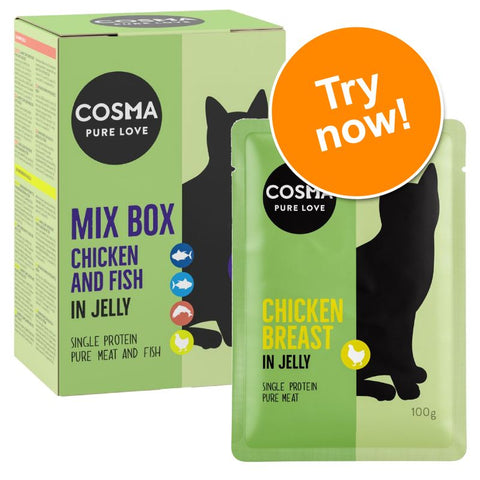 Cosma Original Pouches Mixed Trial Pack Pet Supplies