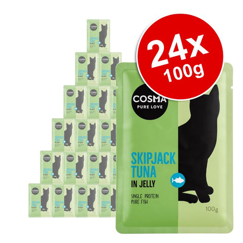 Cosma Original Pouches in Jelly Saver Pack 24 x 100g Pet Supplies