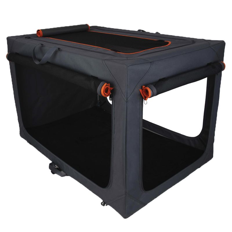 Deluxe Aluminium Folding Nylon Crate Pet Supplies