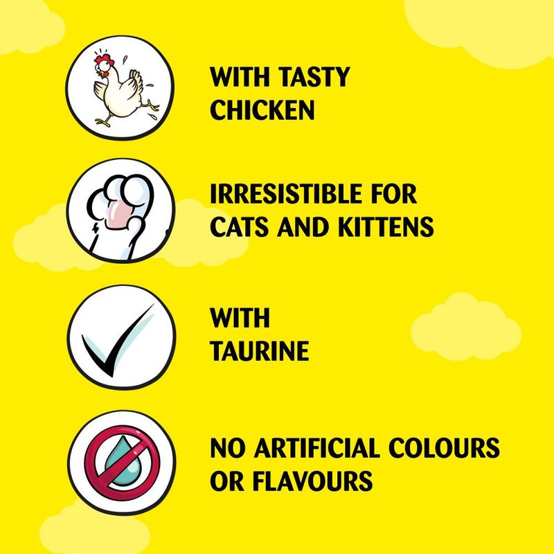 Dreamies Creamy Snacks with Tasty Chicken Pet Supplies
