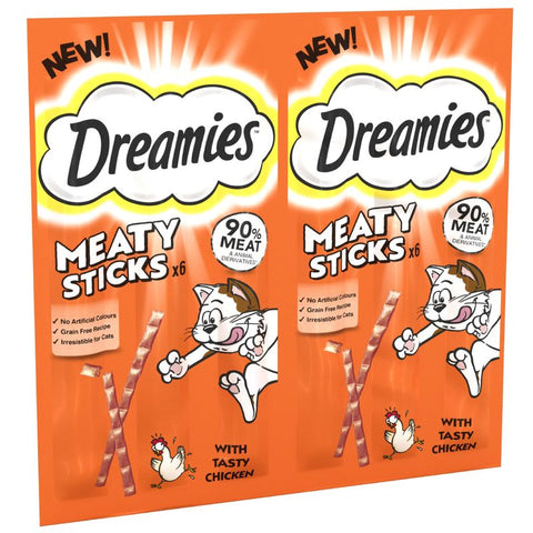 Dreamies Meaty Sticks with Tasty Chicken Pet Supplies