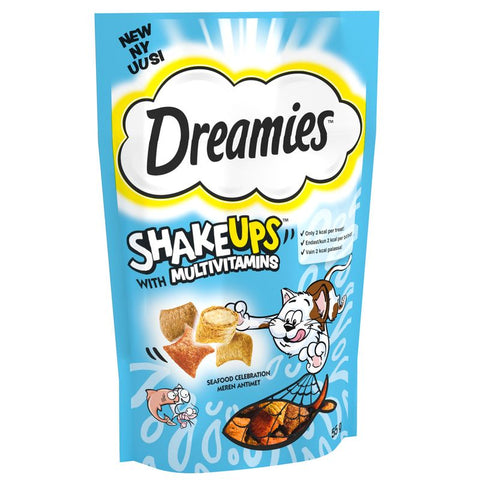 Dreamies Shakeups - Seafood Celebrations Pet Supplies
