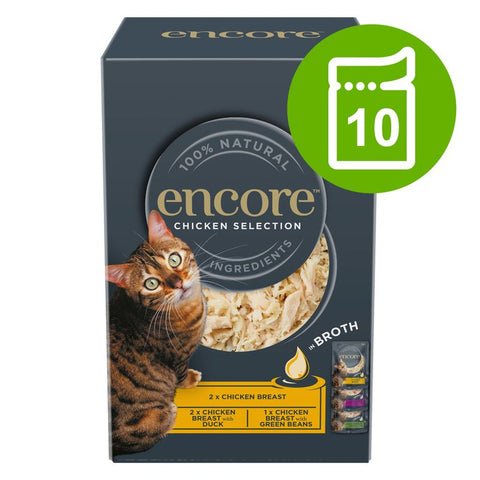 Encore Cat Pouch in Broth 10 x 50g Pet Supplies