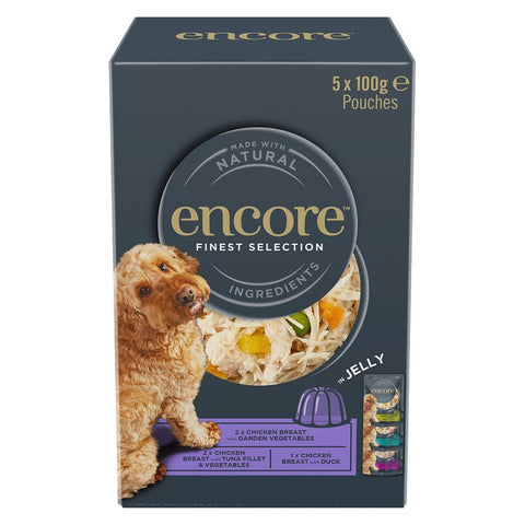 Encore Dog Jelly Pouch Multipack 100g Pet Supplies