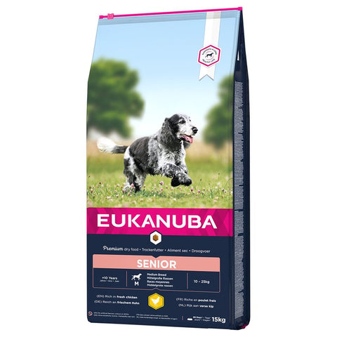 Eukanuba Caring Senior Medium Breed - Chicken Pet Supplies