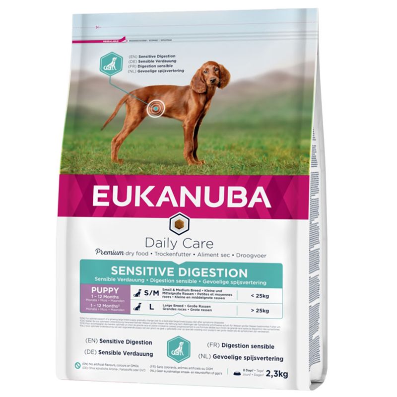 Eukanuba Daily Care Puppy Sensitive Digestion with Chicken & Turkey Pet Supplies