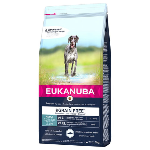 Eukanuba Grain-Free Large Breed Adult with Ocean Fish Pet Supplies