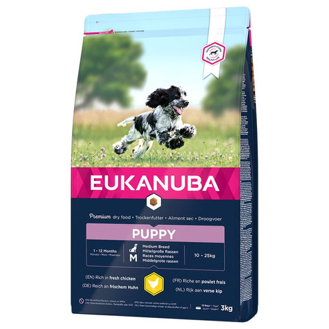 Eukanuba Puppy Medium Breed - Chicken Pet Supplies