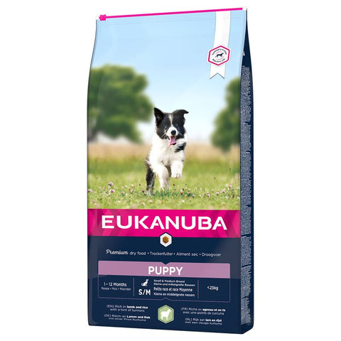 Eukanuba Puppy Small & Medium Breed – Lamb & Rice Pet Supplies