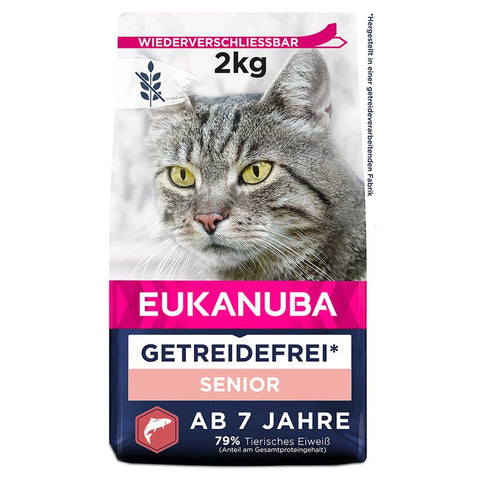 Eukanuba Senior Grain-Free Rich in Salmon Pet Supplies