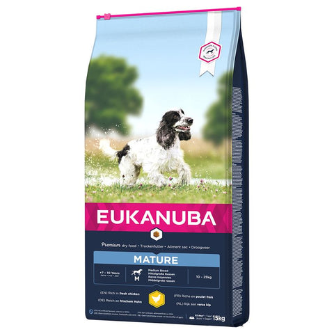Eukanuba Thriving Mature Medium Breed Chicken Pet Supplies