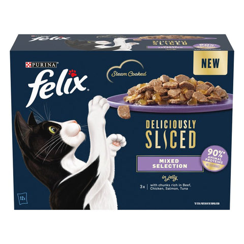 Felix Deliciously Sliced Saver Pack 24 x 80g Pet Supplies