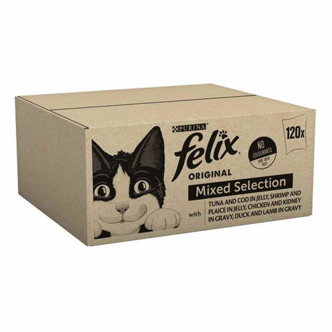 Felix Original Pouches 120 x 100g Pet Supplies