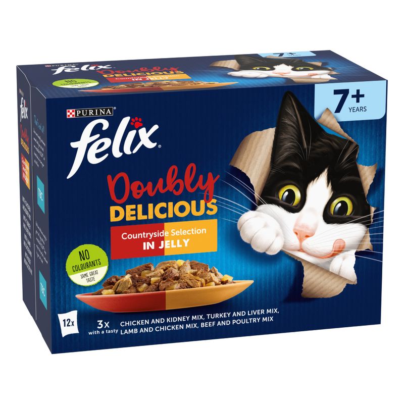 Felix Senior As Good As It Looks - Doubly Delicious 12 x 100g Pet Supplies