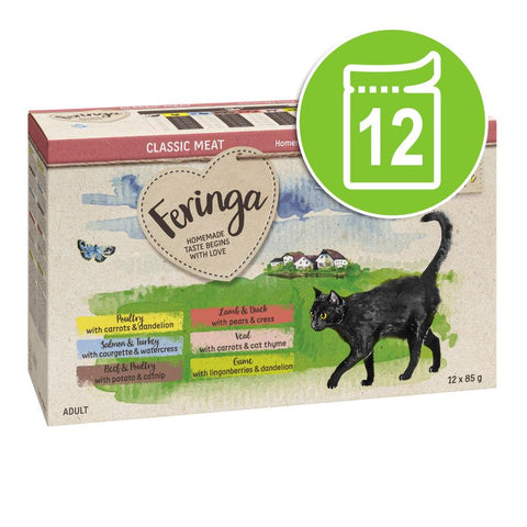 Feringa Classic Meat Menu Pouches 12 x 85g Pet Supplies